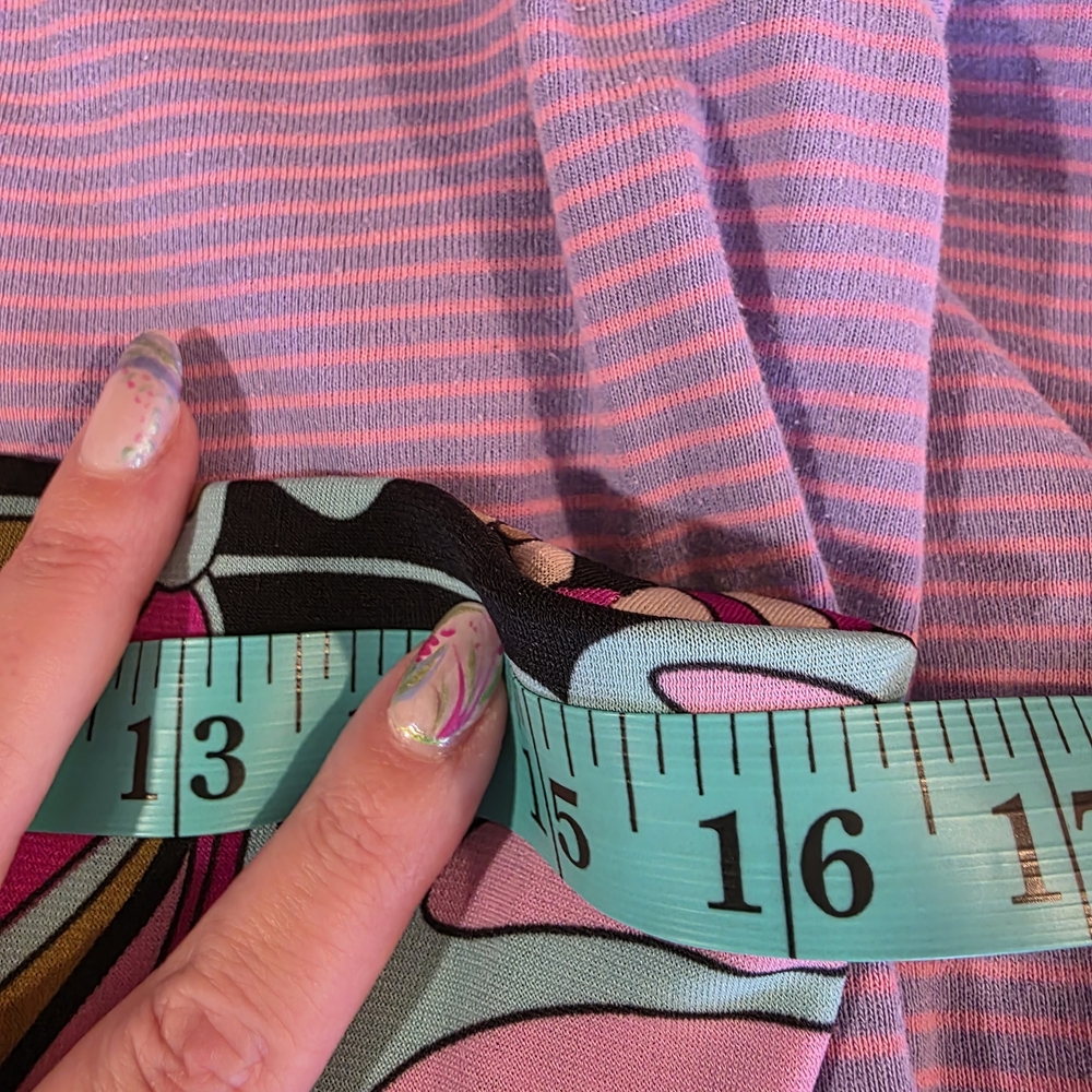 Vintage Strapless Dress with Pink and Purple Floral Design - Picture 13 of 14